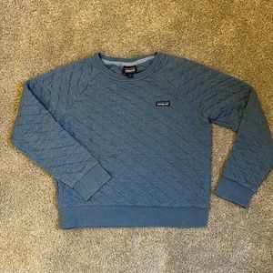 Quilted, cropped Patagonia Pullover